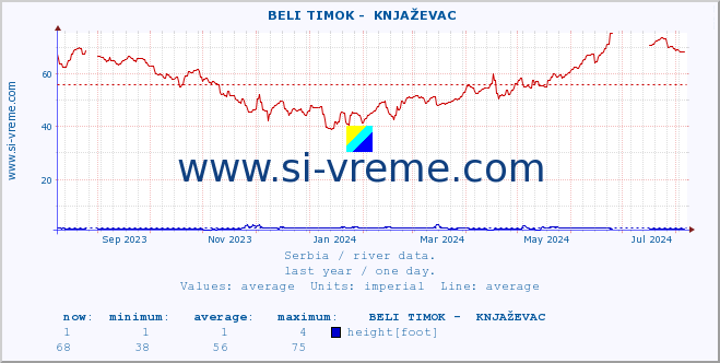  ::  BELI TIMOK -  KNJAŽEVAC :: height |  |  :: last year / one day.